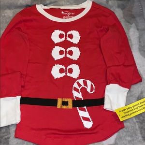 Girls pj Christmas top